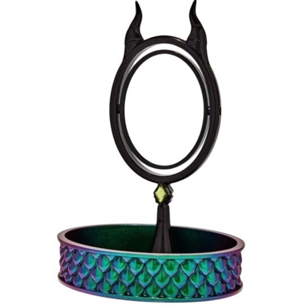 Disney Villains Maleficent Iridescent Dragon-Scale Tray 🖤 💚
